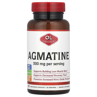 Olympian Labs, Agmatine, 60 Vegetarian Capsules (250 mg per capsule)