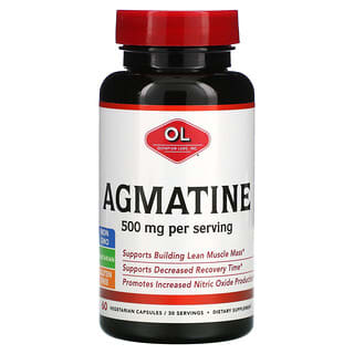 Olympian Labs, Agmatina, 250 mg, 60 cápsulas vegetarianas