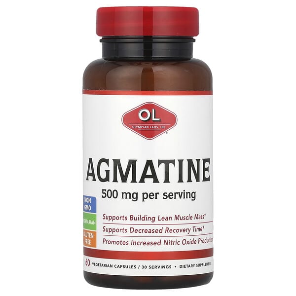 Agmatine, 60 Vegetarian Capsules (250 mg per Capsule)