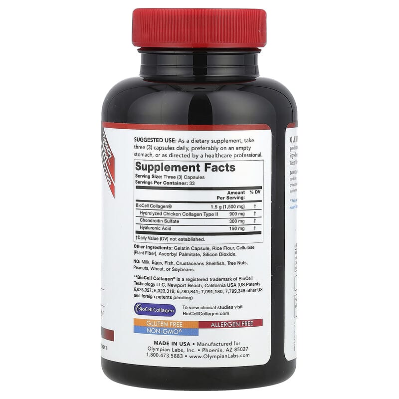 BioCell Collagen®, 100 Capsules