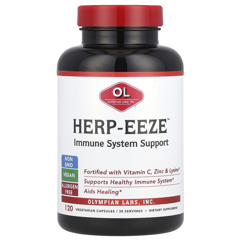 Herp-Eeze™, 120 Vegetarian Capsules