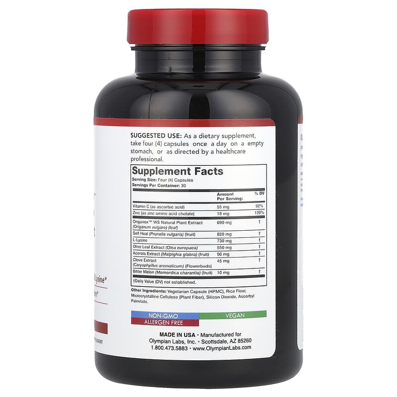 Herp-Eeze™, 120 Vegetarian Capsules