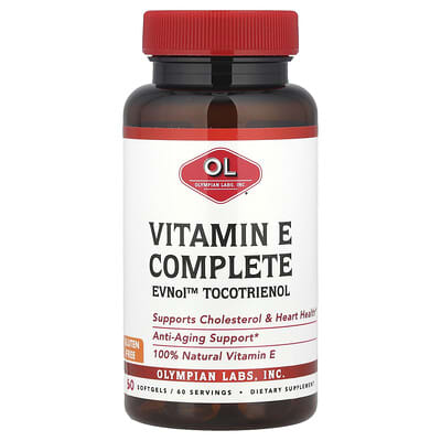 Olympian Labs, Vitamin E Complete, 60 Softgels