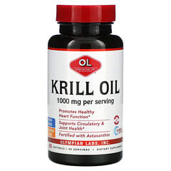 Olympian Labs, Krillöl, 1000 mg, 60 Gelatinekapseln