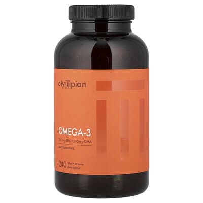 Olympian Labs, Omega-3, 240 Softgels (1,000 mg each softgel)