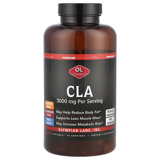 Olympian Labs, CLA, 3.000 mg, 210 Cápsulas Softgel (1.000 mg por Cápsula Softgel)