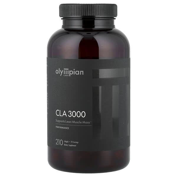 Olympian Labs, CLA 3000 共軛亞油酸，210 粒軟膠囊