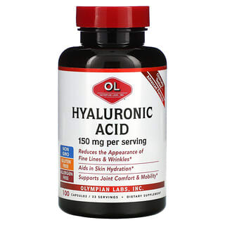 Olympian Labs, Acide hyaluronique, 50 mg, 100 gélules