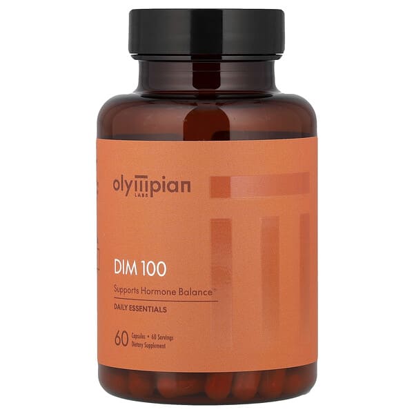 Olympian Labs, DIM 100, 캡슐 60정(캡슐 1정당 100mg)