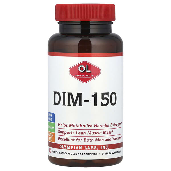 Olympian Labs DIM-150, 30 Vegetarian Capsules (150 mg per Capsule)