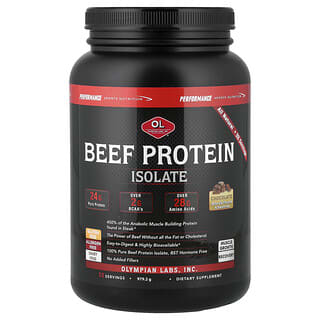 Olympian Labs, Hovězí proteinový izolát, přírodní ekvádorské kakao, 979,2 g (2 lb)