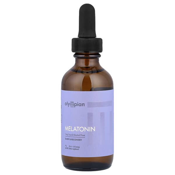 Olympian Labs, 멜라토닌, 알코올 무함유, 60ml(2oz)