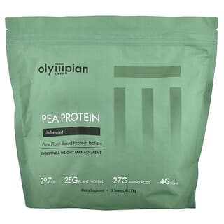 Olympian Labs, Proteína de Ervilha Pura, Sem Sabor, 843,75 g (29,76 oz)