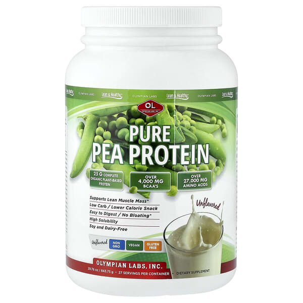 Pure Pea Protein, Unflavored, 29.76 oz (843.75 g)