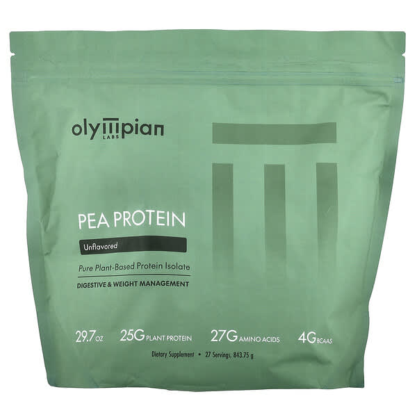 Olympian Labs, Pea Protein, Unflavored, 29.7 oz (843.75 g) — product photo 1