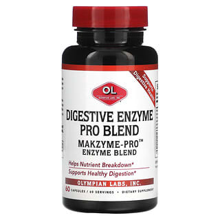 Olympian Labs, Digestive Enzyme Pro Blend, Verdauungsenzym, Pro-Mischung, 60 Kapseln