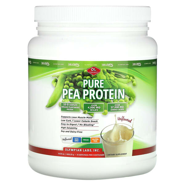 Pure Pea Protein, Unflavored, 14.33 oz (406.25 g)