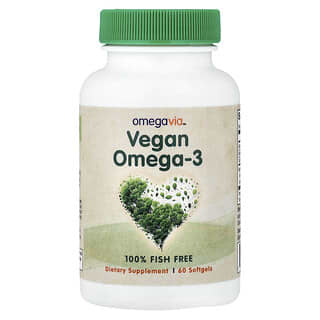 OmegaVia, Vegan Omega-3, 60 de capsule moi