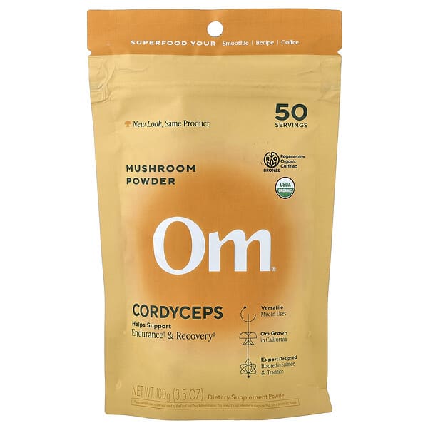 Mushroom Powder, Cordyceps, 3.5 oz (100 g)