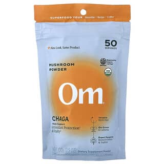 Om Mushrooms, Superfood 粉，白桦茸，3.5 盎司（100 克）