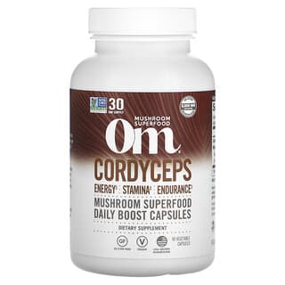 Om Mushrooms, Cordyceps, 667 mg, 90 capsules végétariennes
