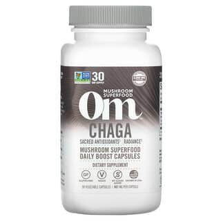 Om Mushrooms, Chaga, 667 mg, 90 cápsulas vegetales