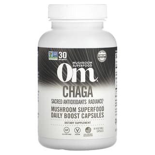 Om Mushrooms, Chaga, 667 mg, 90 capsules végétales