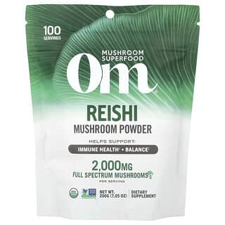 Om Mushrooms, Poudre de champignon, Reishi, 200 g