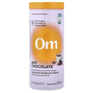 Om Mushrooms, Süper Gıda Mantar Karışımı, Sıcak Çikolata, 8,47 oz (240 gr)