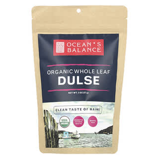 Ocean's Balance, Dulse de hoja entera orgánica`` 57 g (2 oz)