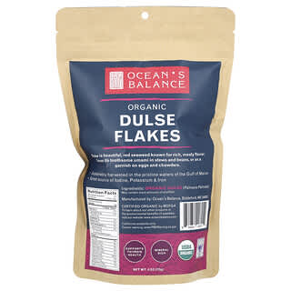 Ocean's Balance, Organic Dulse Flakes, 4 oz (113 mg)