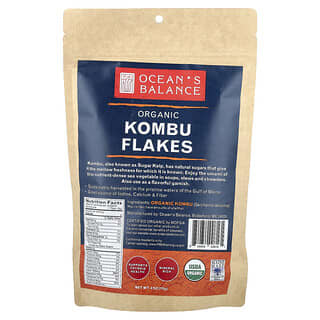 Ocean's Balance, Organic Kombu Flakes, 4 oz (113 g)