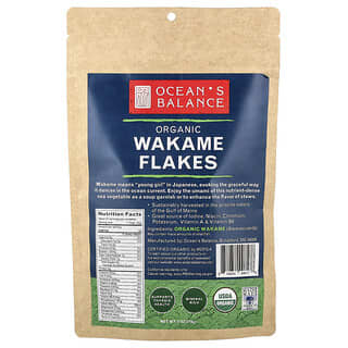 Ocean's Balance, Organic Wakame Flakes, 4 oz (113 mg)