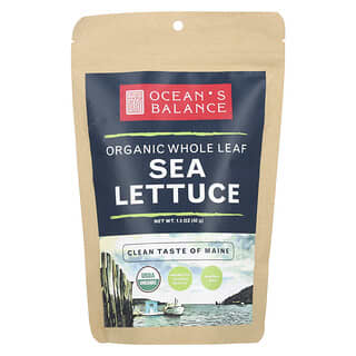 Ocean's Balance, Organic Whole Leaf Sea Lettuce, 1.5 oz (42 g)