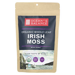 Ocean's Balance, Organic Whole Leaf Irish Moss, 1 oz (28 g)