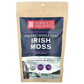 Ocean's Balance, Muschio irlandese a foglie intere biologiche, 28 g