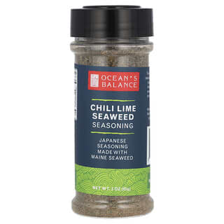 Ocean's Balance, Chili Lime Seaweed Seasoning, Chili-Limette-Seetang-Gewürz, 85 g (3 oz.)