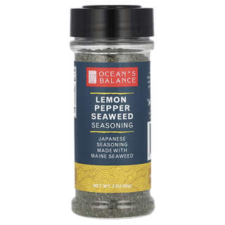 Ocean's Balance, Lemon Pepper Seaweed Seasoning, 3 oz (85 g)