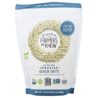 One Degree Organic Foods, Organic Sprouted Quick Oats, 24 oz (680 g)