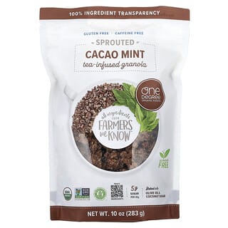 One Degree Organic Foods, Sprouted Tea Infused Granola, Cacao Mint, 10 oz (283 g)