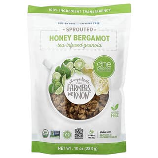 One Degree Organic Foods, Sprouted Tea-Infused Granola, Honey Bergamot, 10 oz (283 g)