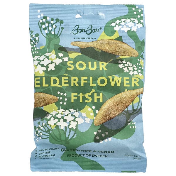 BonBon, Sour Elderflower Fish, 5.2 oz (150 g)