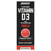 Vitamine D3 à base de plantes avec vitamine K2, pamplemousse, 1000 UI, 24 ml