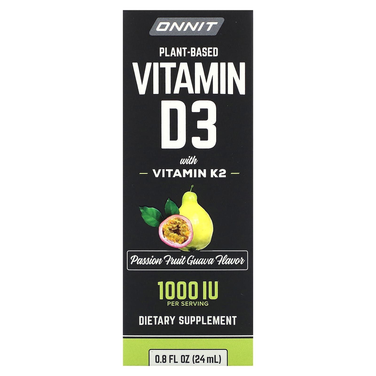 Onnit, Plant Based Vitamin D3 with Vitamin K2, Passion Fruit Guava, 25
