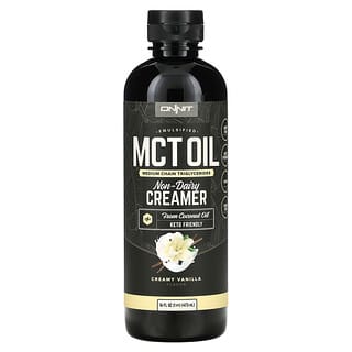 Onnit, Emulgiertes MCT-Öl, milchfreier Kaffeeweißer, cremige Vanille, 473 ml (16 fl. oz.)