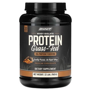 Onnit, Whey Isolate Protein, Grass-Fed, Mexican Chocolate, 2.1 lbs (960 g)