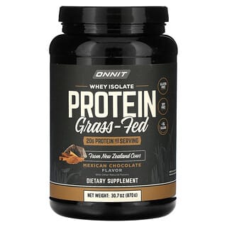 Onnit, Whey Isolate Protein, Grass Fed, Mexican Chocolate, 30.7 oz (870 g)