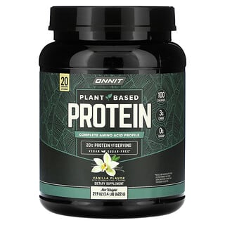 Onnit, Plant Based Protein, Vanilla, 1.4 lb (622 g)