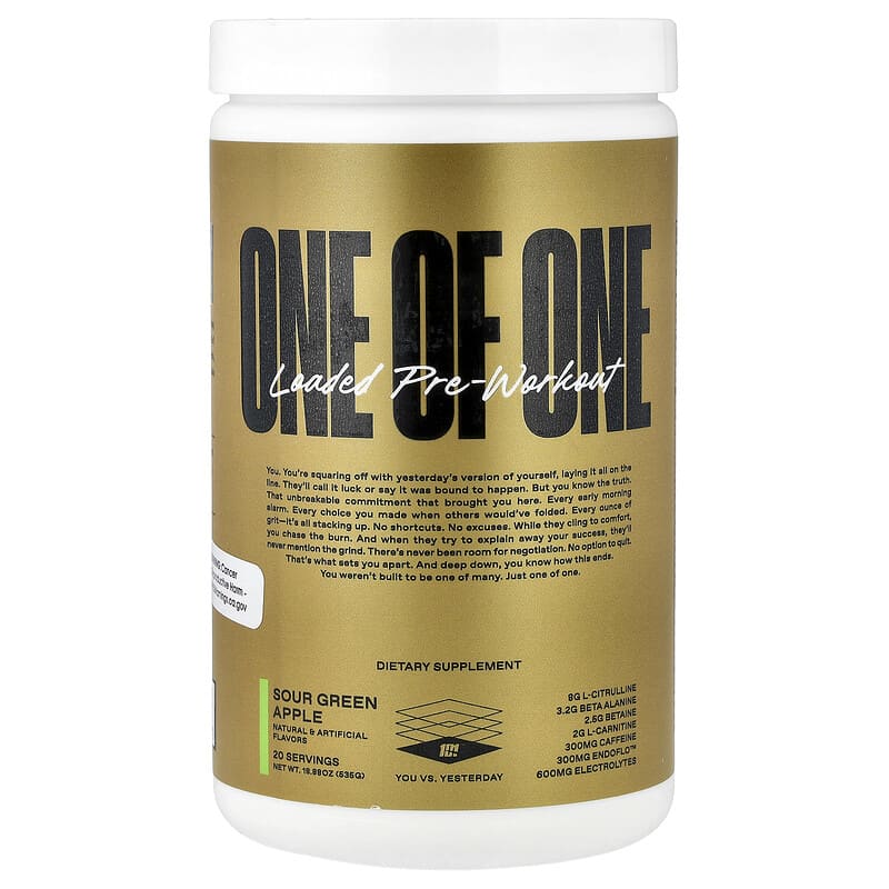 Loaded Pre-Workout, Sour Green Apple, 18.88 oz (535 g)