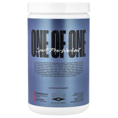 ONE OF ONE, Sport Pre-Workout, Bombsicle, 17.8 oz (504 g)